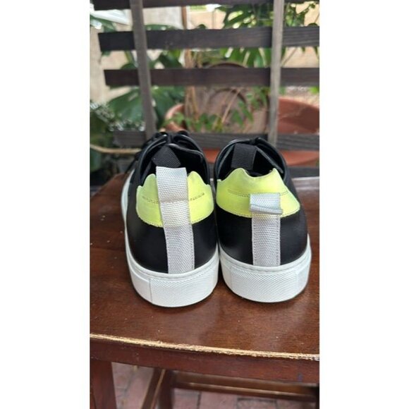 DANIEL PATRICK Size 10 (43) Men's Low Top Shoes Designer Used BLACK - Picture 3 of 7